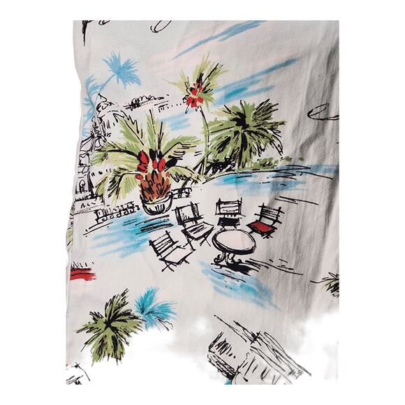 NTCO Nomadic Trader Tropical Vacation Themed Cropped Pants Womens Size 10 - Picture 4 of 10